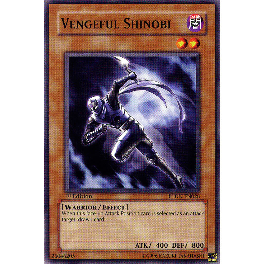 Vengeful Shinobi PTDN-EN028 Yu-Gi-Oh! Card from the Phantom Darkness Set
