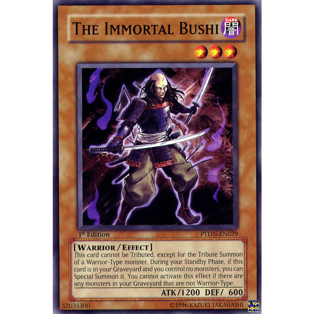 The Immortal Bushi PTDN-EN029 Yu-Gi-Oh! Card from the Phantom Darkness Set