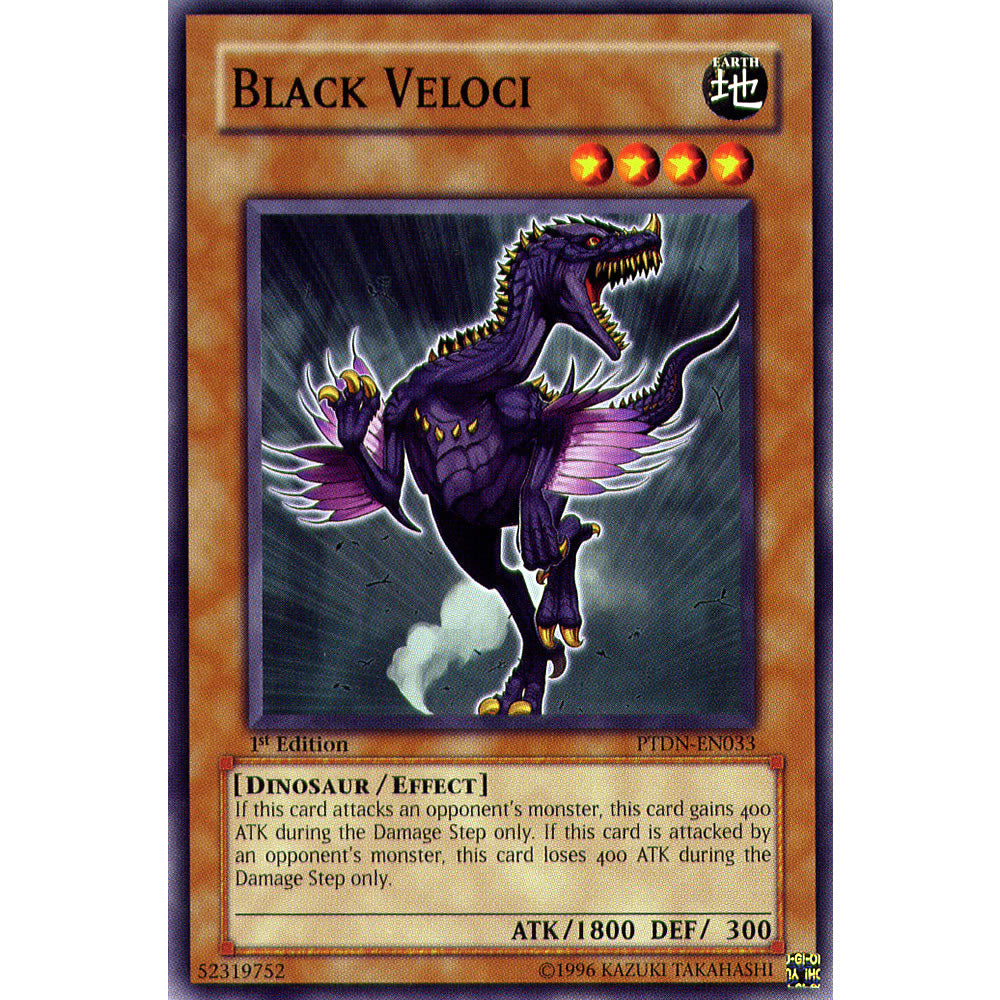 Black Veloci PTDN-EN033 Yu-Gi-Oh! Card from the Phantom Darkness Set