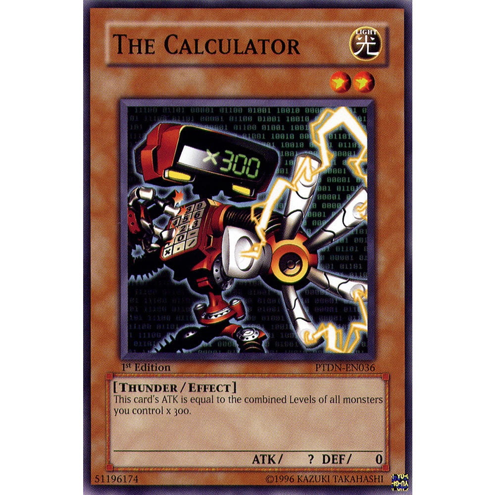 The Calculator PTDN-EN036 Yu-Gi-Oh! Card from the Phantom Darkness Set