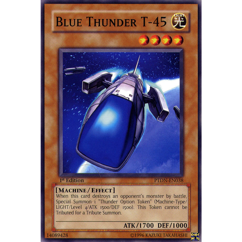 Blue Thunder T-45 PTDN-EN038 Yu-Gi-Oh! Card from the Phantom Darkness Set