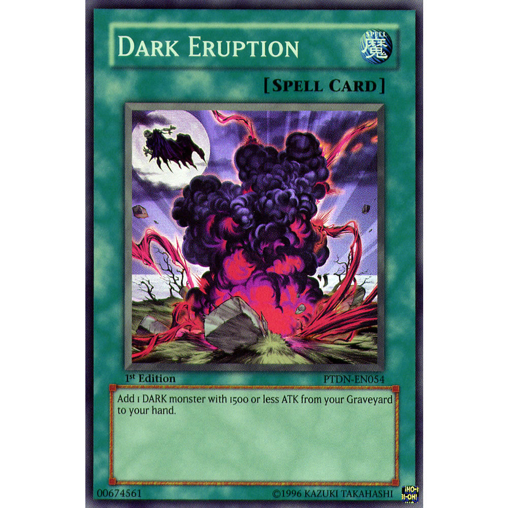 Dark Eruption PTDN-EN054 Yu-Gi-Oh! Card from the Phantom Darkness Set