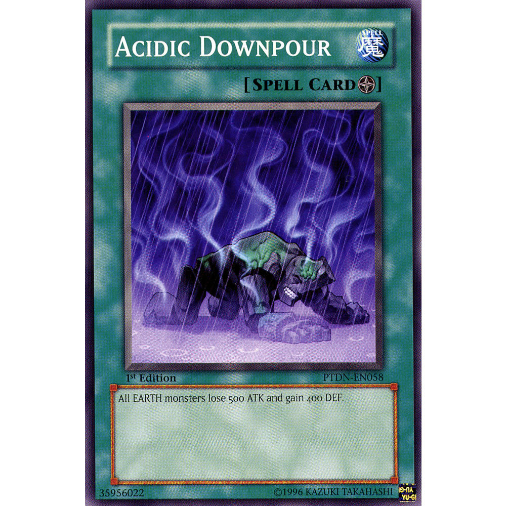 Acidic Downpour PTDN-EN058 Yu-Gi-Oh! Card from the Phantom Darkness Set