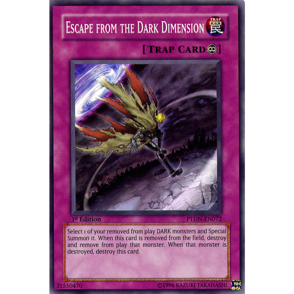 Escape from the Dark Dimension PTDN-EN072 Yu-Gi-Oh! Card from the Phantom Darkness Set