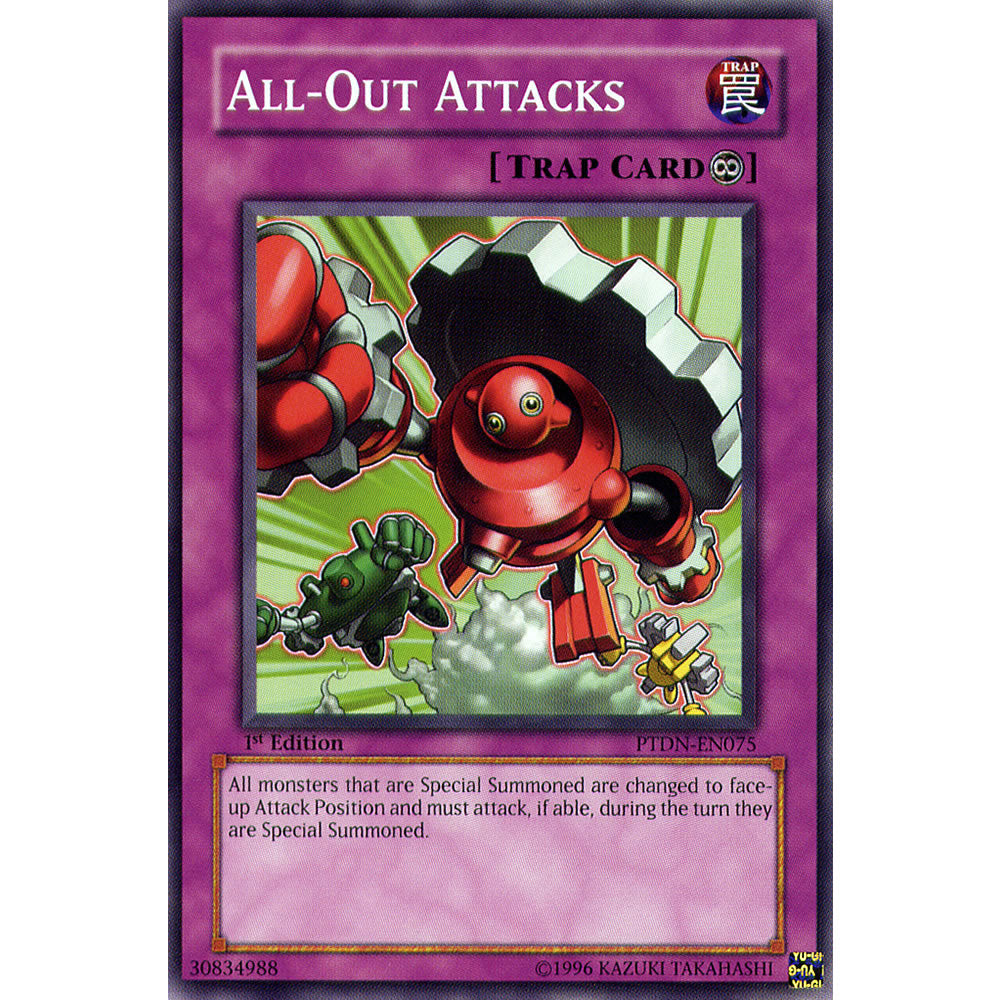 All-Out Attacks PTDN-EN075 Yu-Gi-Oh! Card from the Phantom Darkness Set
