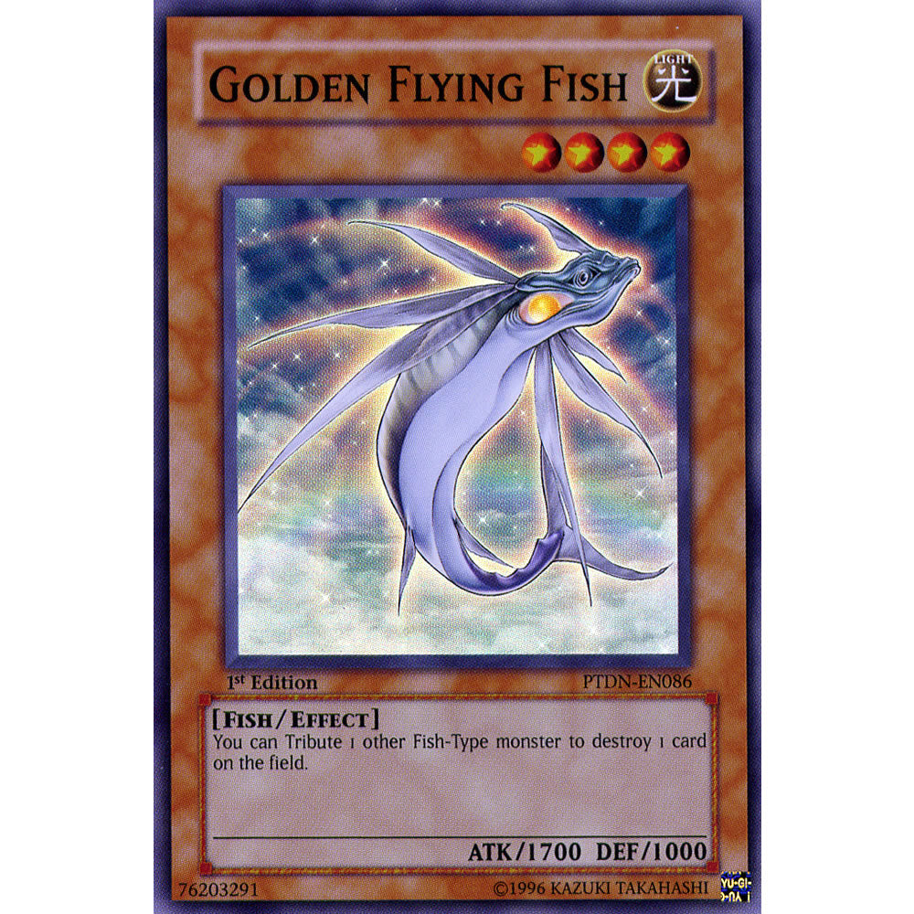 Golden Flying Fish PTDN-EN086 Yu-Gi-Oh! Card from the Phantom Darkness Set