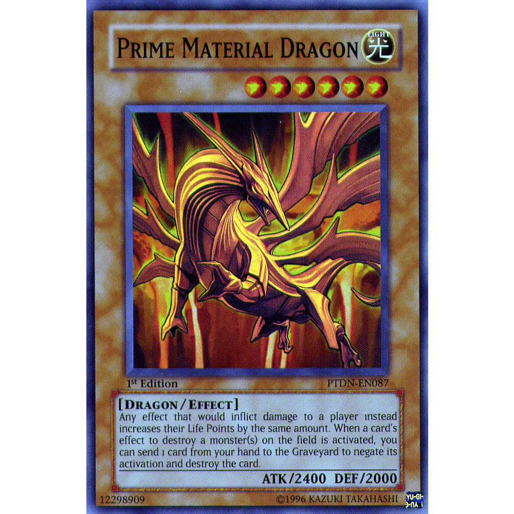 Prime Material Dragon PTDN-EN087 Yu-Gi-Oh! Card from the Phantom Darkness Set