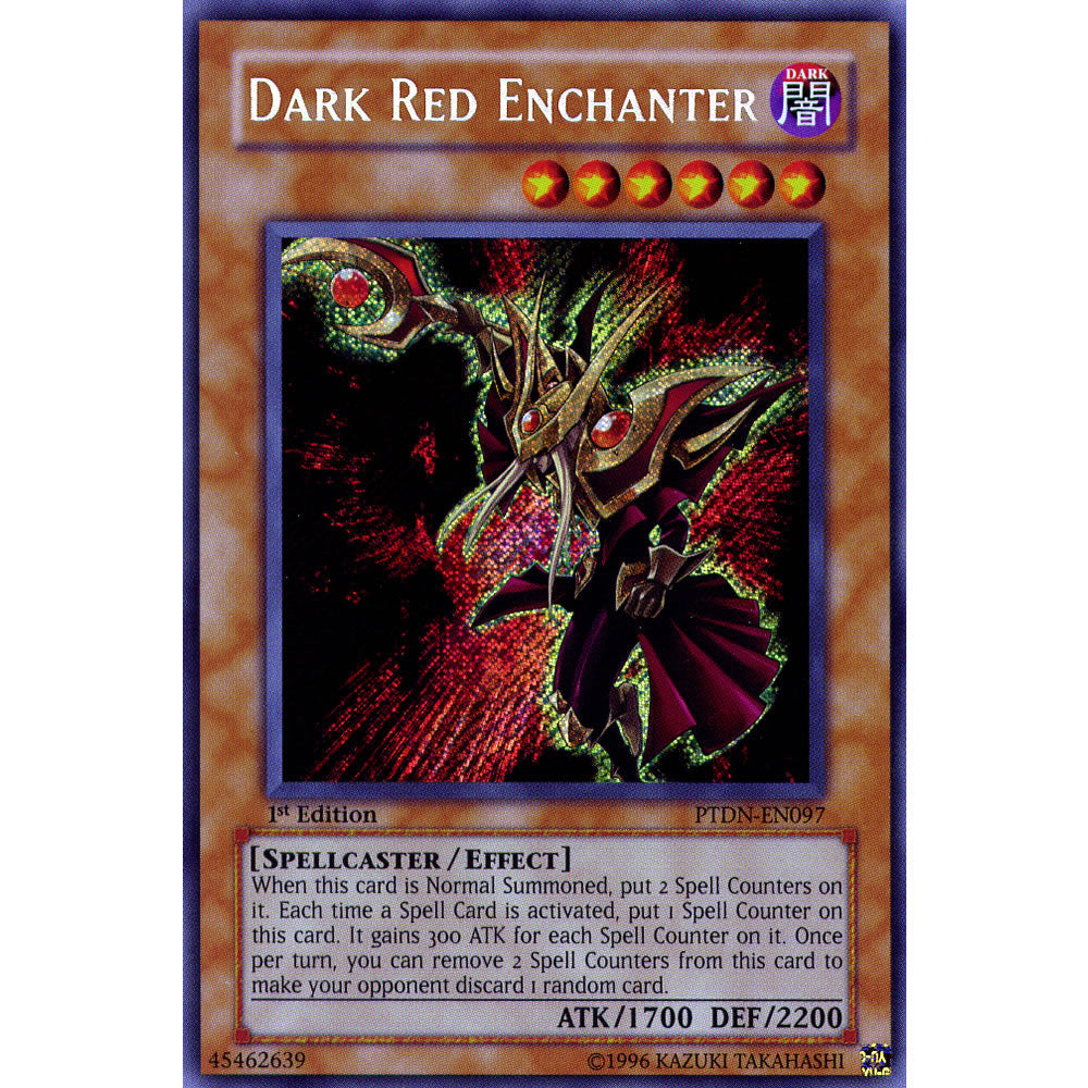 Dark Red Enchanter PTDN-EN097 Yu-Gi-Oh! Card from the Phantom Darkness Set