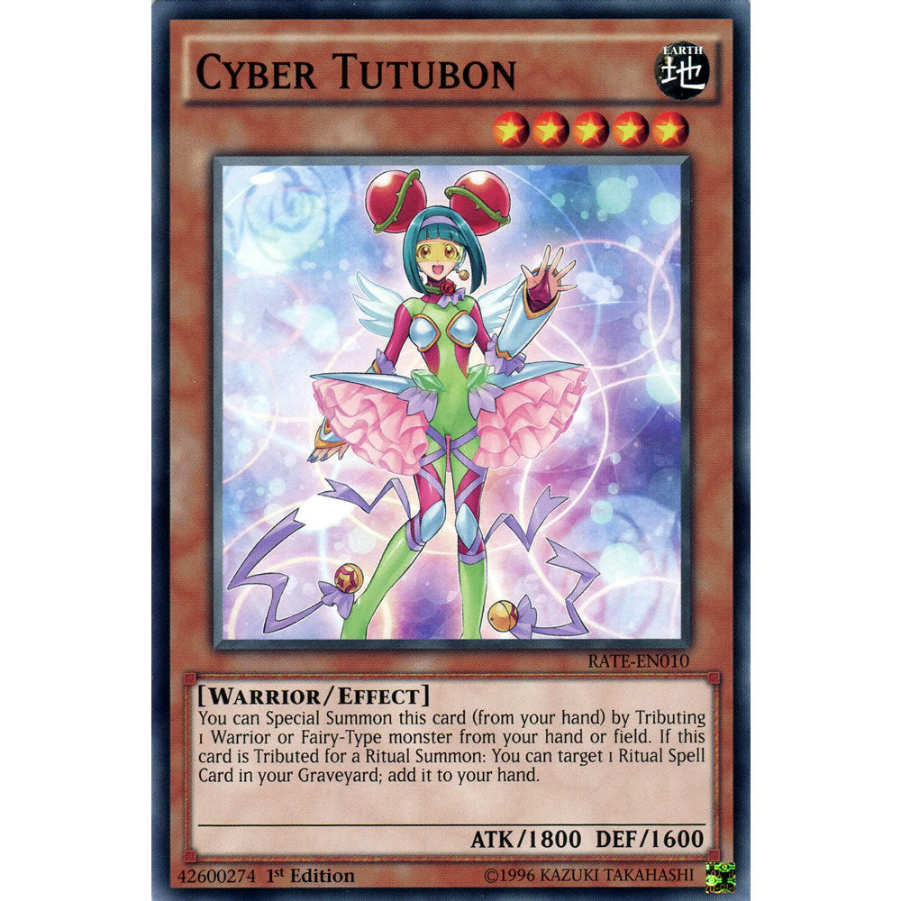Cyber Tutubon RATE-EN010 Yu-Gi-Oh! Card from the Raging Tempest Set