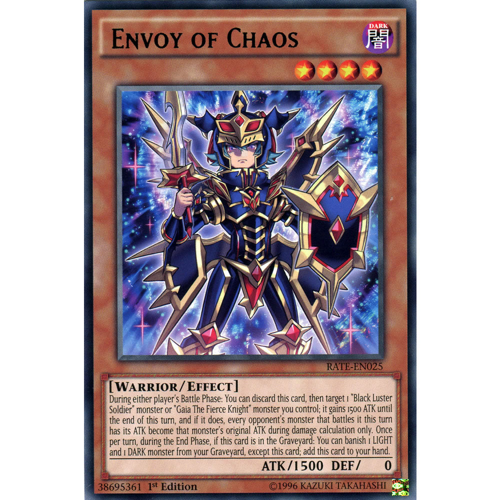 Envoy of Chaos RATE-EN025 Yu-Gi-Oh! Card from the Raging Tempest Set