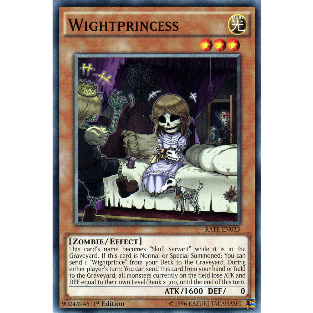Wightprincess RATE-EN033 Yu-Gi-Oh! Card from the Raging Tempest Set