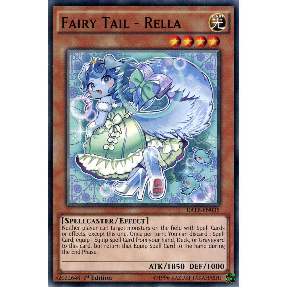 Fairy Tail - Rella RATE-EN035 Yu-Gi-Oh! Card from the Raging Tempest Set