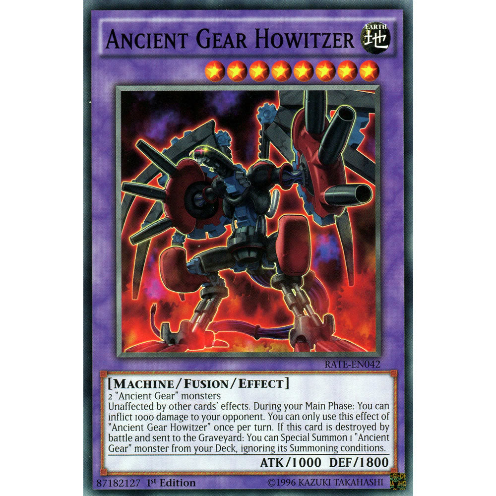 Ancient Gear Howitzer RATE-EN042 Yu-Gi-Oh! Card from the Raging Tempest Set