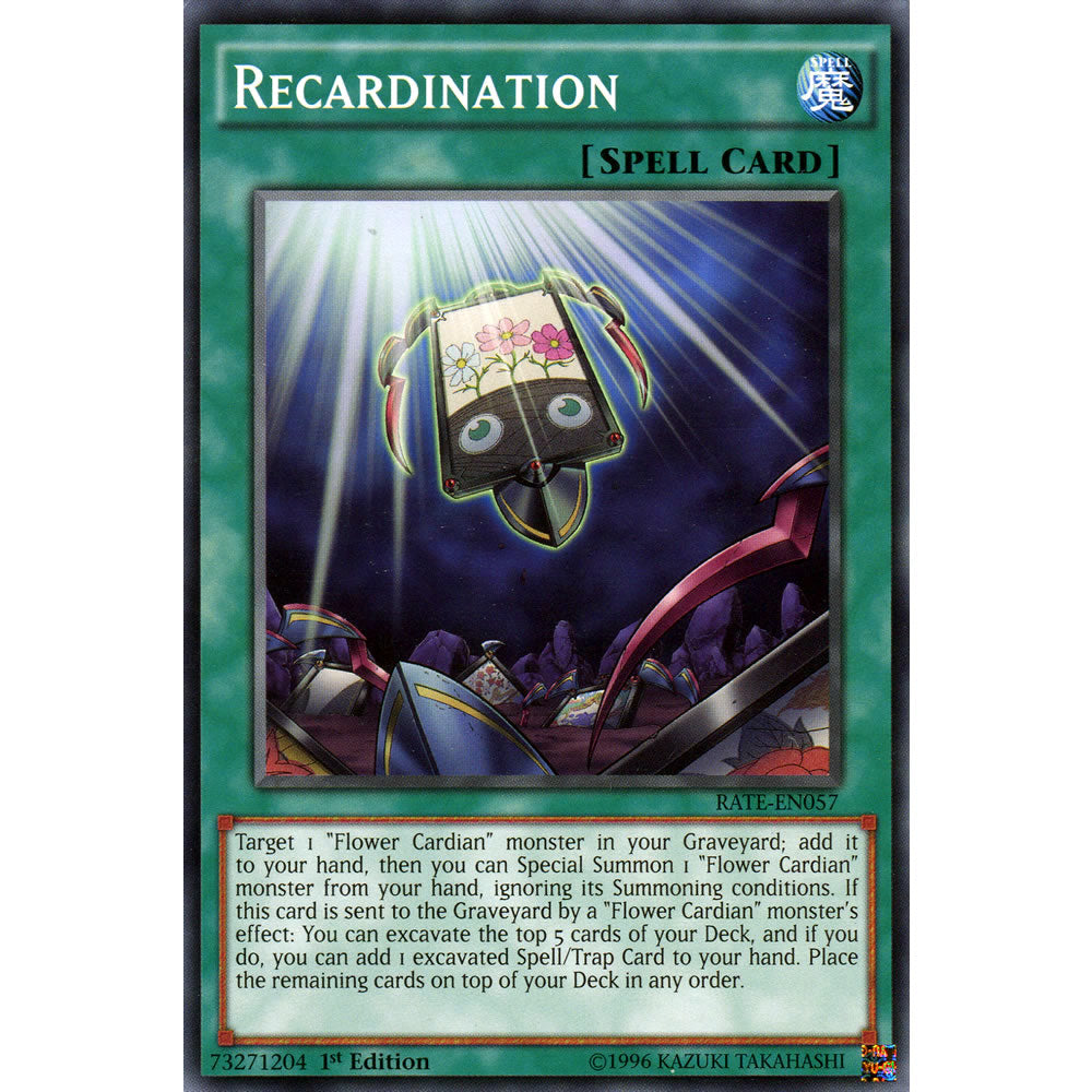 Recardination RATE-EN057 Yu-Gi-Oh! Card from the Raging Tempest Set