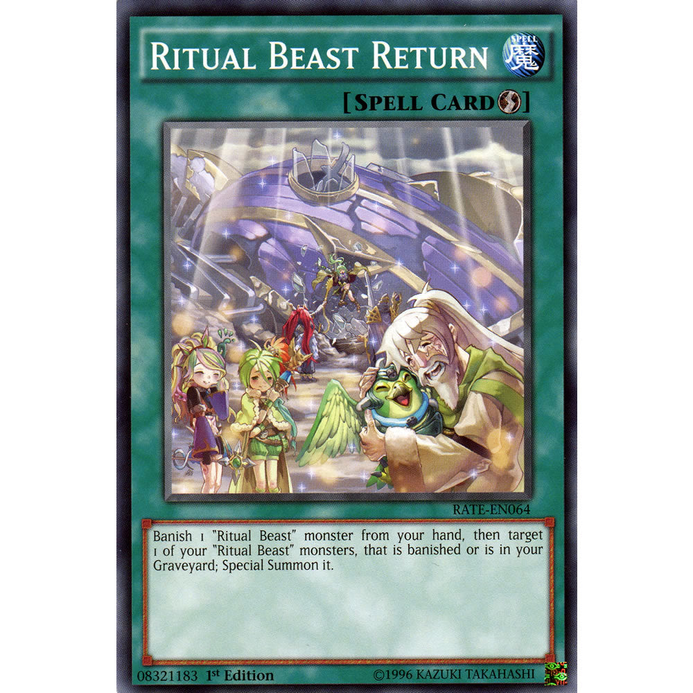 Ritual Beast Return RATE-EN064 Yu-Gi-Oh! Card from the Raging Tempest Set