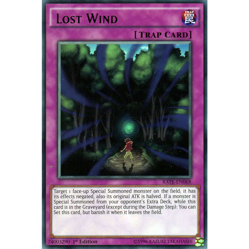 Lost Wind RATE-EN068 Yu-Gi-Oh! Card from the Raging Tempest Set