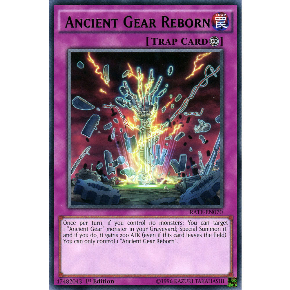 Ancient Gear Reborn RATE-EN070 Yu-Gi-Oh! Card from the Raging Tempest Set
