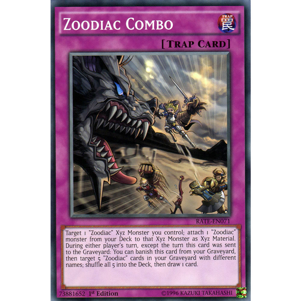 Zoodiac Combo RATE-EN071 Yu-Gi-Oh! Card from the Raging Tempest Set