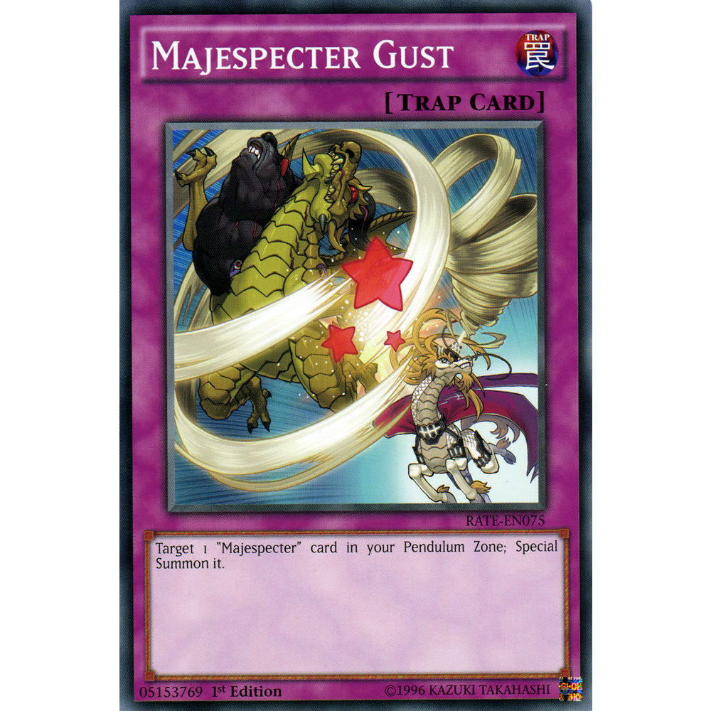 Majespecter Gust RATE-EN075 Yu-Gi-Oh! Card from the Raging Tempest Set