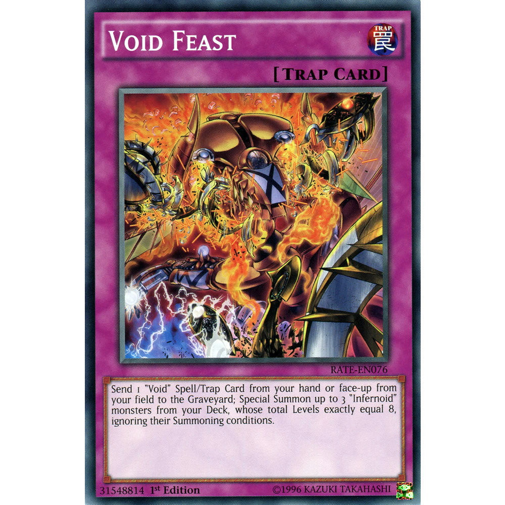 Void Feast RATE-EN076 Yu-Gi-Oh! Card from the Raging Tempest Set