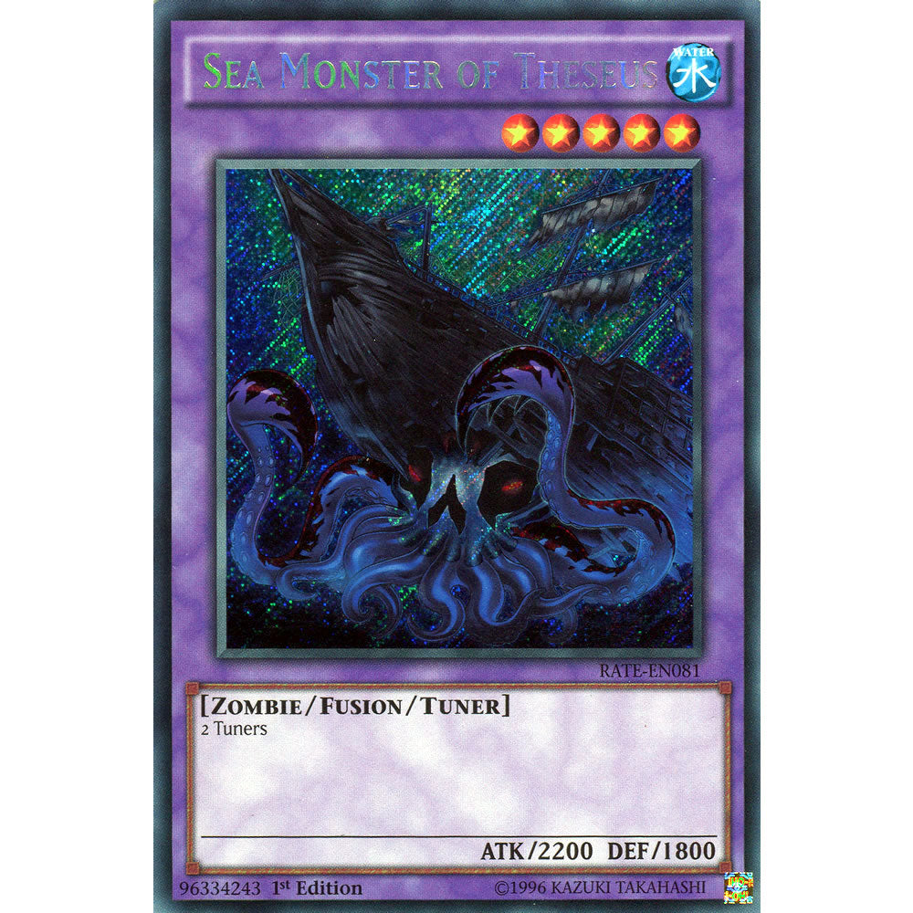 Sea Monster of Theseus RATE-EN081 Yu-Gi-Oh! Card from the Raging Tempest Set