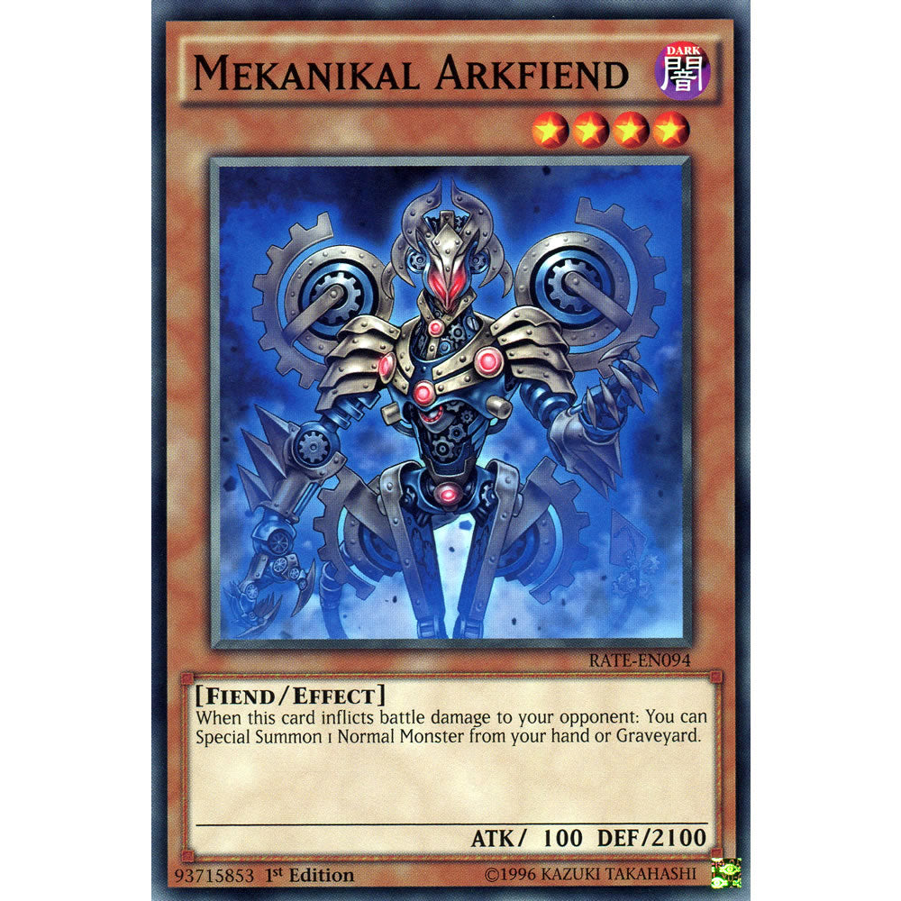 Mekanikal Arkfiend RATE-EN094 Yu-Gi-Oh! Card from the Raging Tempest Set