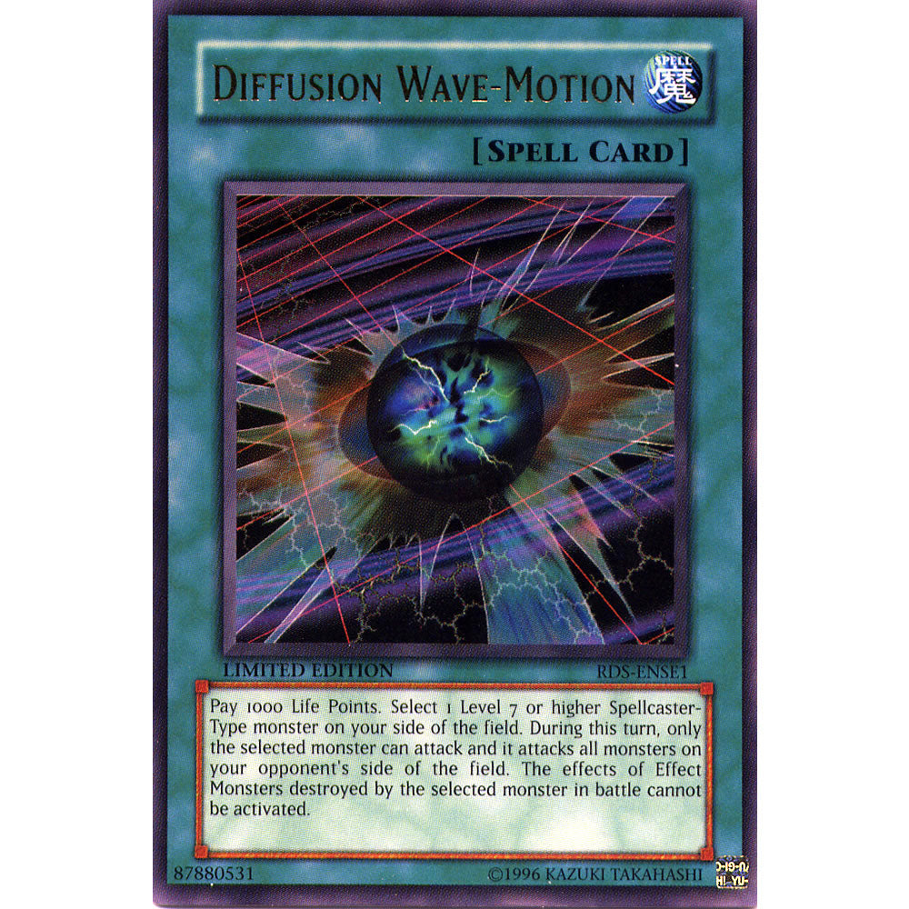 Diffusion Wave-Motion RDS-ENSE1 Yu-Gi-Oh! Card from the Rise of Destiny Special Edition Set