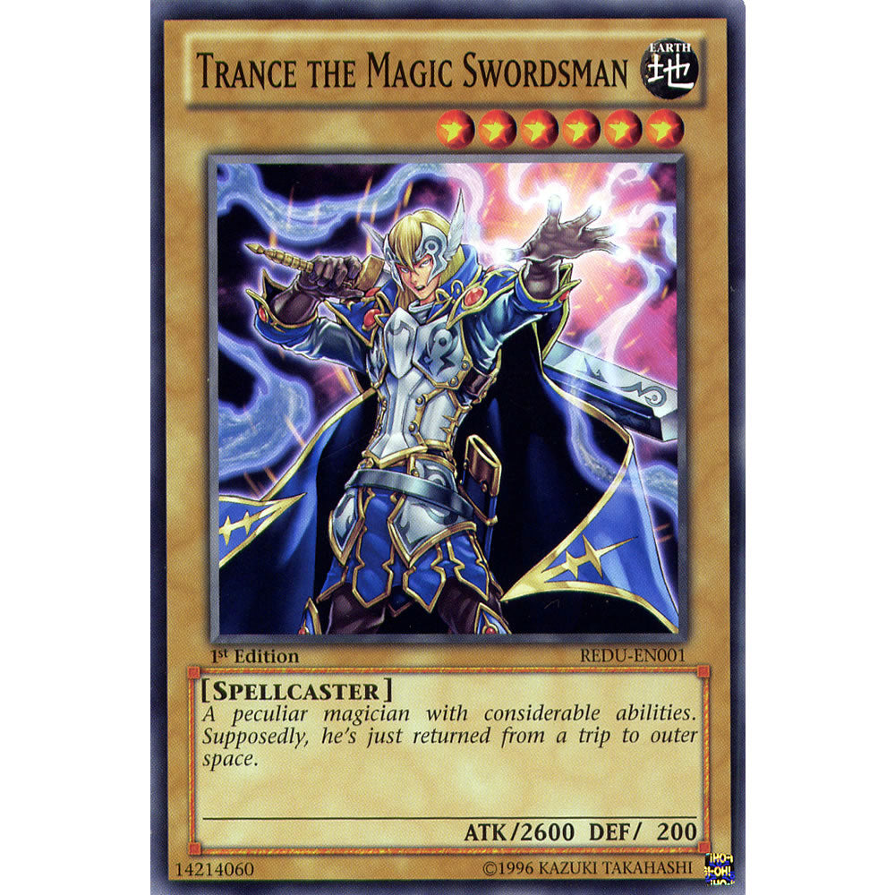 Trance The Magic Swordsman REDU-EN001 Yu-Gi-Oh! Card from the Return of the Duelist Set