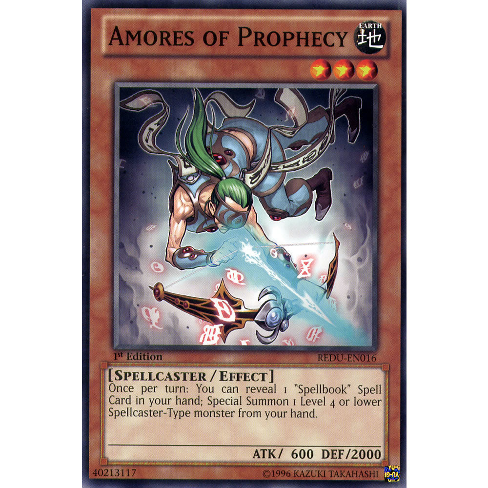 Amores Of Prophecy REDU-EN016 Yu-Gi-Oh! Card from the Return of the Duelist Set