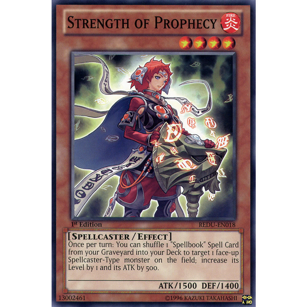 Strength Of Prophecy REDU-EN018 Yu-Gi-Oh! Card from the Return of the Duelist Set