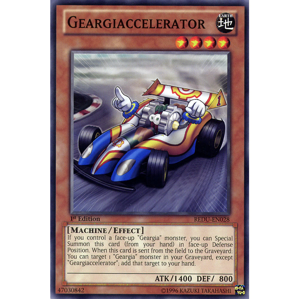 Geargiaccelerator REDU-EN028 Yu-Gi-Oh! Card from the Return of the Duelist Set