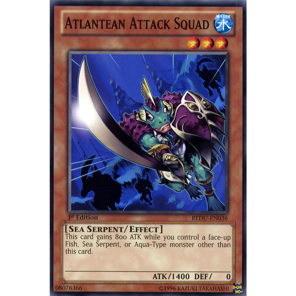 Atlantean Attack Squad REDU-EN036 Yu-Gi-Oh! Card from the Return of the Duelist Set
