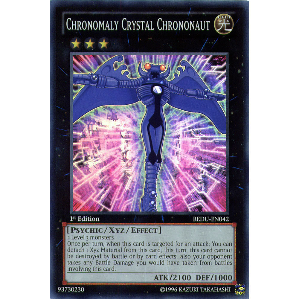Chronomaly Crystal Chrononaut REDU-EN042 Yu-Gi-Oh! Card from the Return of the Duelist Set