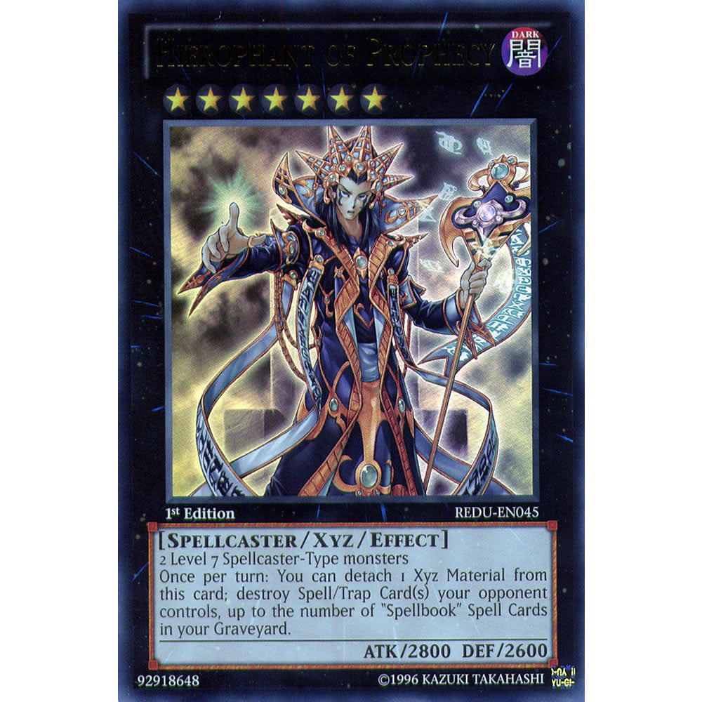 Hierophant Of Prophecy REDU-EN045 Yu-Gi-Oh! Card from the Return of the Duelist Set