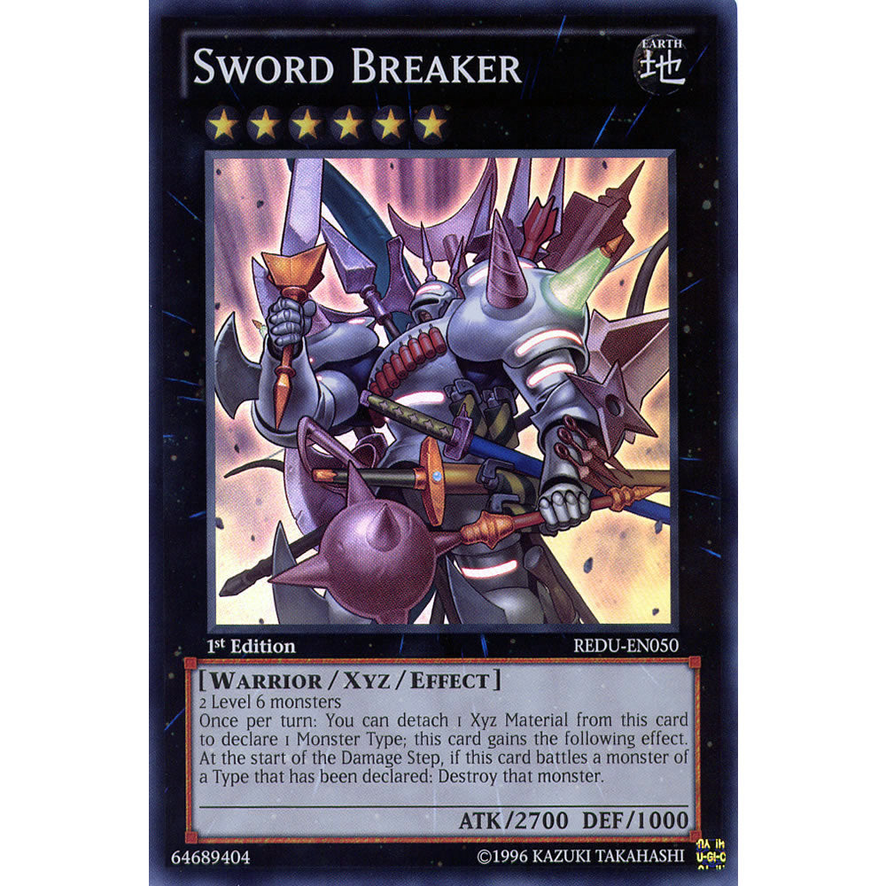 Sword Breaker REDU-EN050 Yu-Gi-Oh! Card from the Return of the Duelist Set