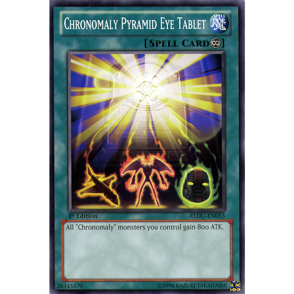 Chronomaly Pyramid Eye Tablet REDU-EN055 Yu-Gi-Oh! Card from the Return of the Duelist Set
