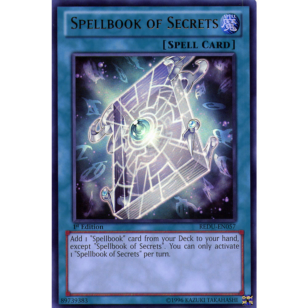 Spellbook Of Secrets REDU-EN057 Yu-Gi-Oh! Card from the Return of the Duelist Set