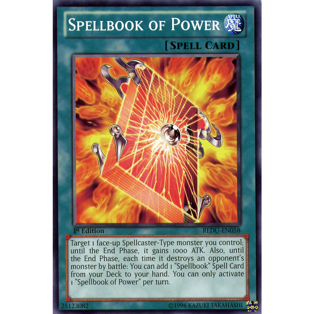 Spellbook Of Power REDU-EN058 Yu-Gi-Oh! Card from the Return of the Duelist Set