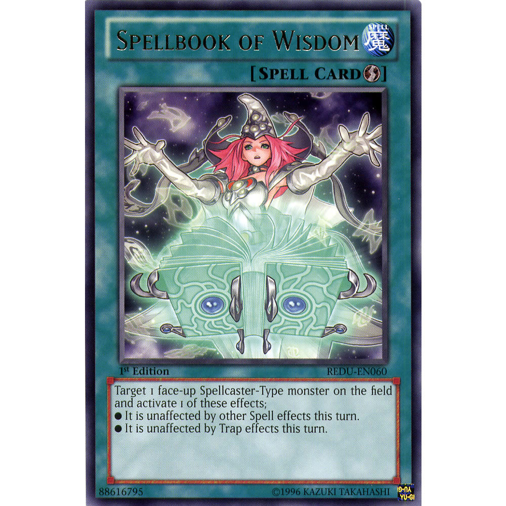 Spellbook Of Wisdom REDU-EN060 Yu-Gi-Oh! Card from the Return of the Duelist Set