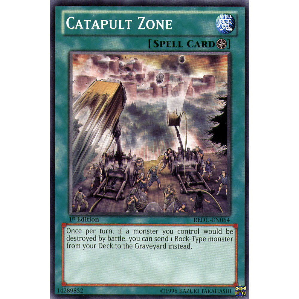 Catapult Zone REDU-EN064 Yu-Gi-Oh! Card from the Return of the Duelist Set