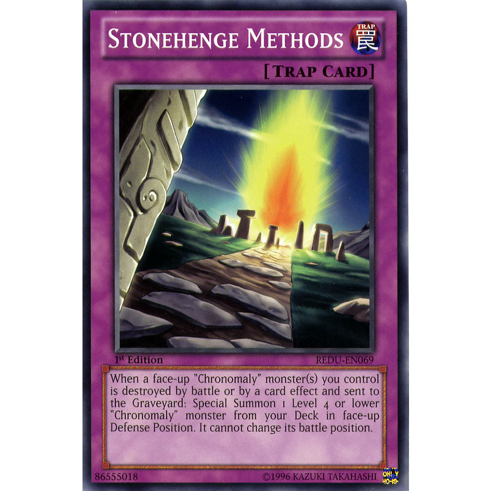 Stonehenge Methods REDU-EN069 Yu-Gi-Oh! Card from the Return of the Duelist Set