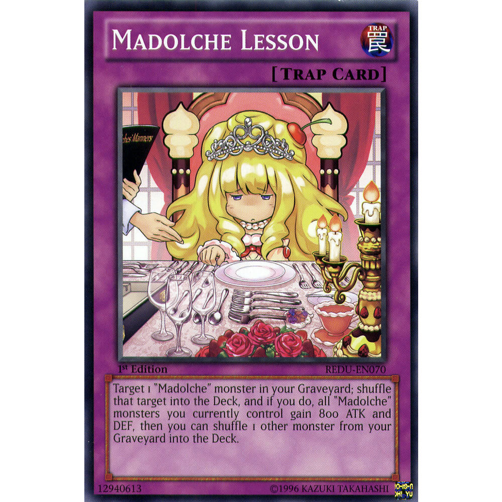 Madolche Lesson REDU-EN070 Yu-Gi-Oh! Card from the Return of the Duelist Set
