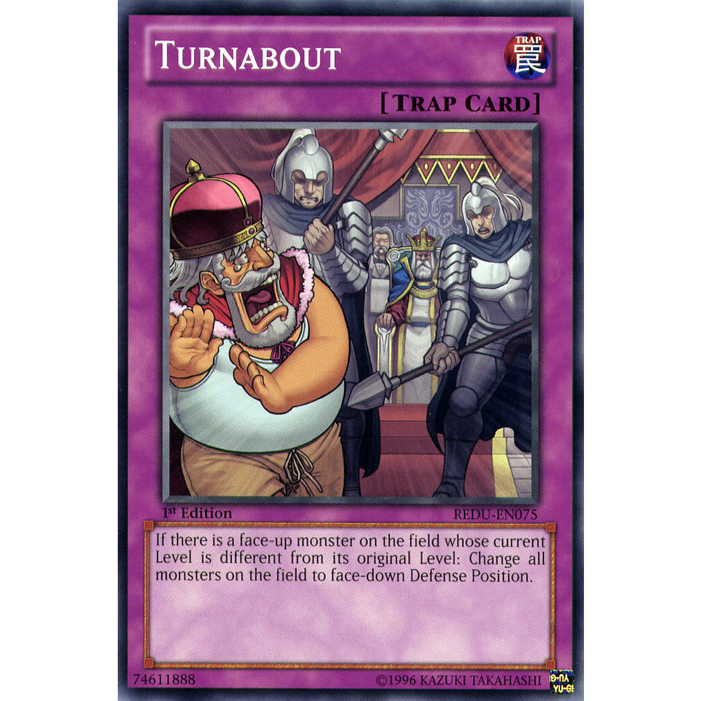 Turnabout REDU-EN075 Yu-Gi-Oh! Card from the Return of the Duelist Set