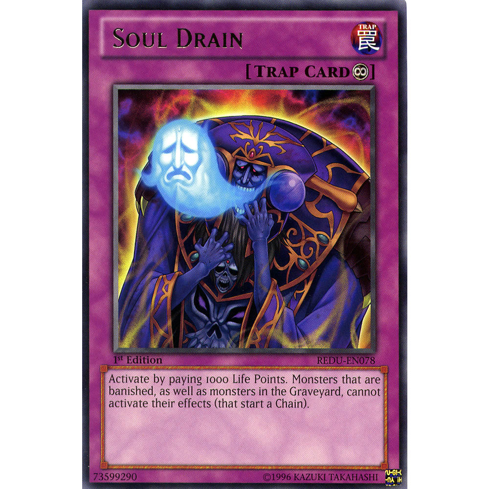 Soul Drain REDU-EN078 Yu-Gi-Oh! Card from the Return of the Duelist Set