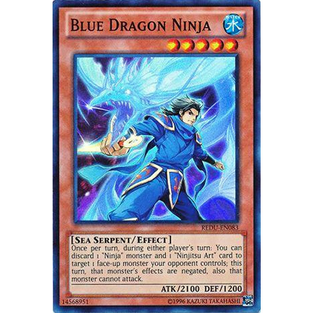 Blue Dragon Ninja REDU-EN083 Yu-Gi-Oh! Card from the Return of the Duelist Set