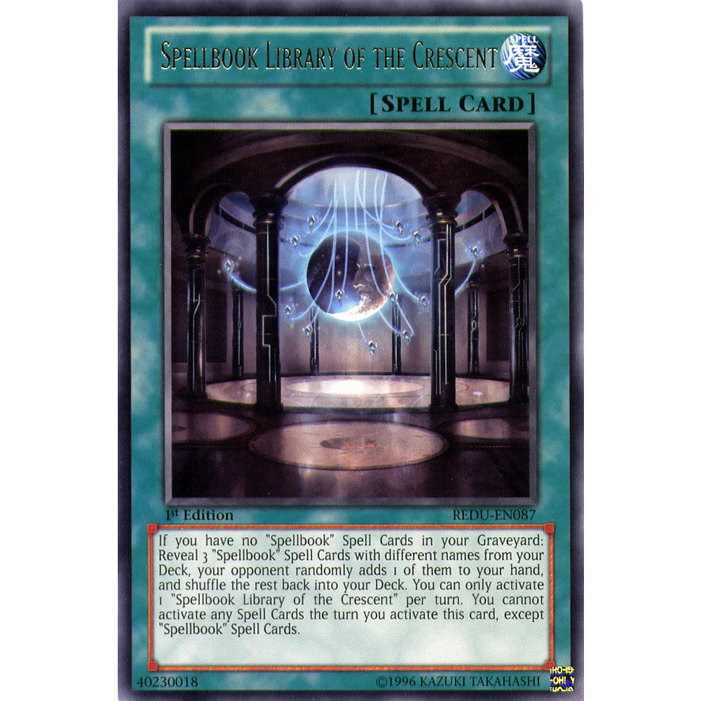 Spellbook Library Of The Crescent REDU-EN087 Yu-Gi-Oh! Card from the Return of the Duelist Set