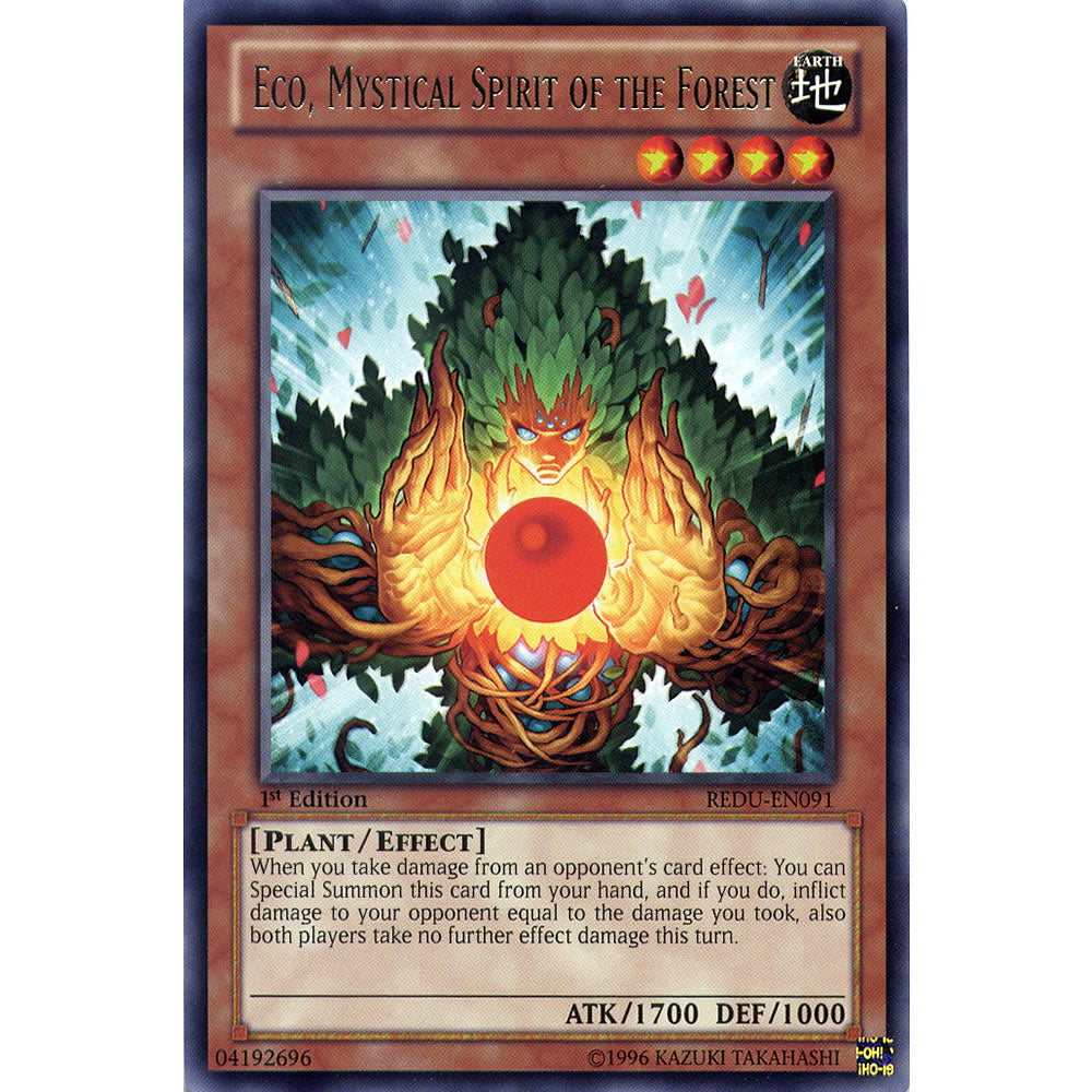 Eco Mystical Spirit Of The Forest REDU-EN091 Yu-Gi-Oh! Card from the Return of the Duelist Set