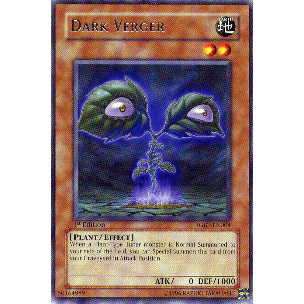 Dark Verger RGBT-EN004 Yu-Gi-Oh! Card from the Raging Battle Set