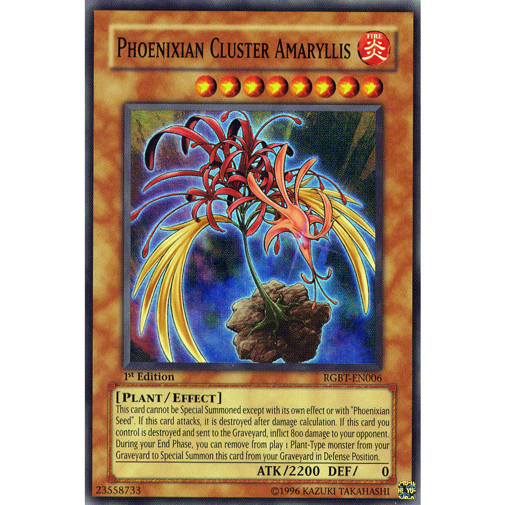 Phoenixican Cluster Amaryllis RGBT-EN006 Yu-Gi-Oh! Card from the Raging Battle Set