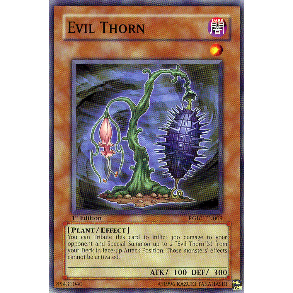 Evil Thorn RGBT-EN009 Yu-Gi-Oh! Card from the Raging Battle Set